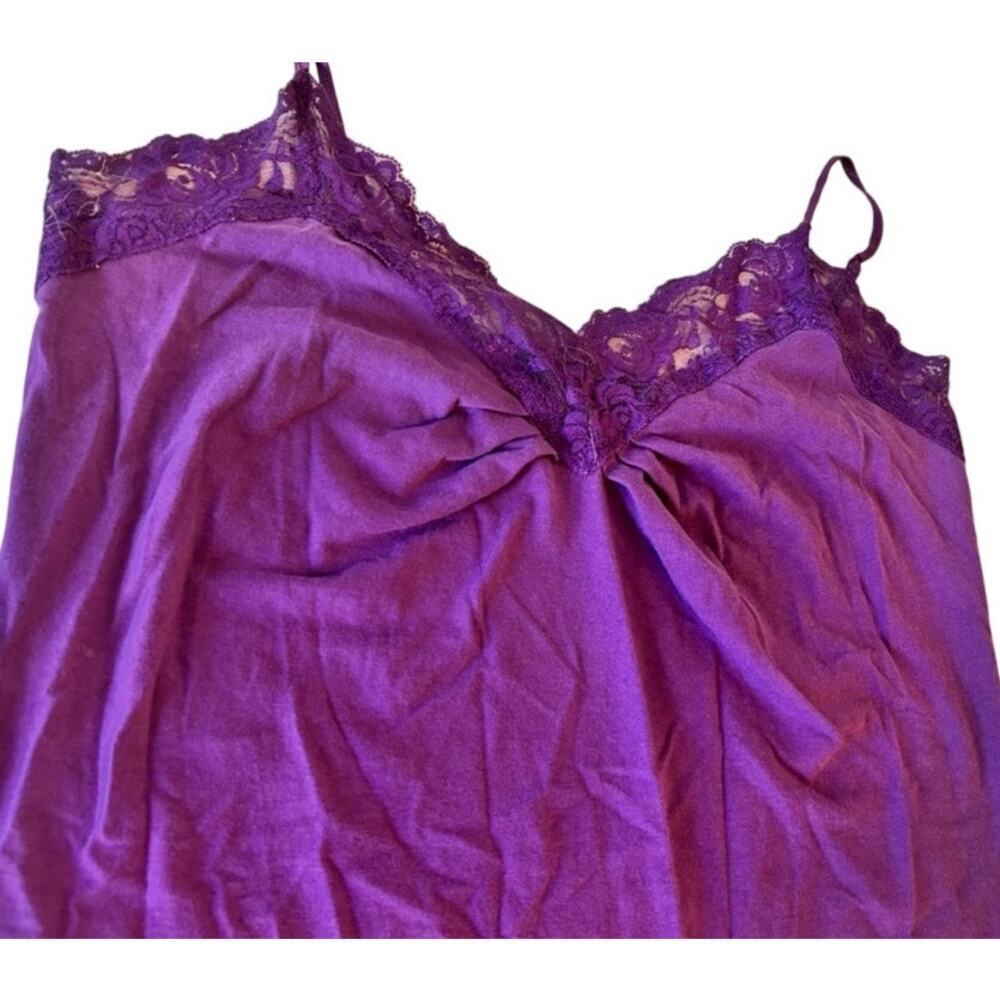 VTG Y2K Vintage Lace Trim Fairy Grunge Tank Bella Swan Gossip Gilmore Girls MED - Picture 5 of 7